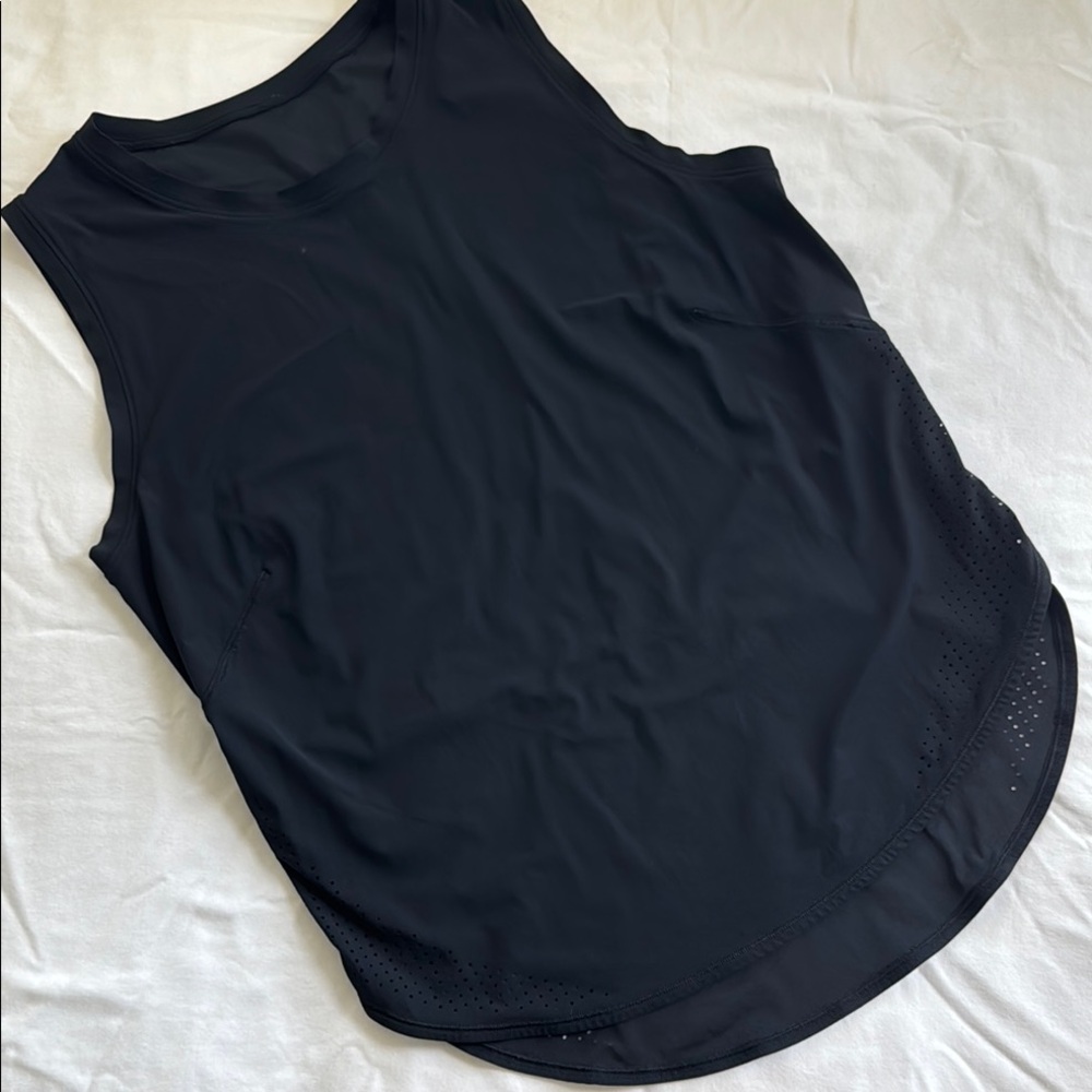 Lululemon Athletica Black Sleeveless Muscle Tee